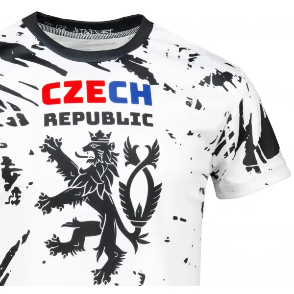  Dětské funkční triko premium ALTISPORT VOJ/ALK036TR01 BÍLÁ/ČERNÁ 