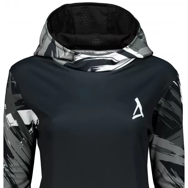  Dámská funkční mikina premium ALTISPORT VOJ/ALW039MI01 ČERNÁ/BÍLÁ 