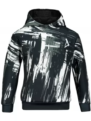 Dětská funkční mikina premium ALTISPORT VOJ/ALK010MI01 ČERNOBÍLÁ