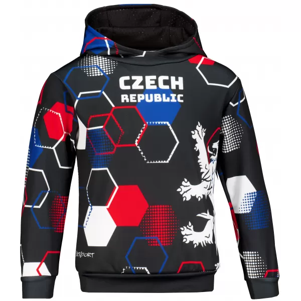 Dětská funkční mikina premium ALTISPORT VOJ/ALK036MI01 ČERNÁ 