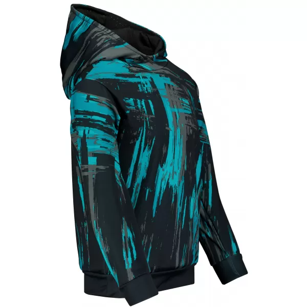  Dětská funkční mikina premium ALTISPORT VOJ/ALK010MI01 ČERNÁ/EMERALD 