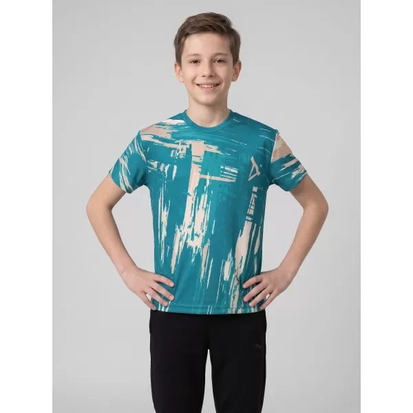  Dětské funkční triko premium ALTISPORT VOJ/ALK010TR01 EMERALD/MODRÁ 