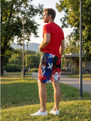 Pánské funkční kraťasy bez kapes premium ALTISPORT VOJ/ALM036KRA02 SKVRNY