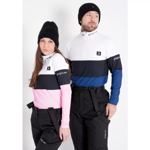  Pánská funkční termo mikina premium ALTISPORT VOJ/ALM051TER03 BÍLOMODRÁ 