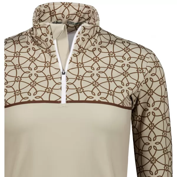  Dámská funkční termo mikina premium ALTISPORT VOJ/ALW053TER03 HNĚDÁ 