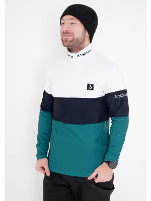 Pánská funkční termo mikina premium ALTISPORT VOJ/ALM051TER03 BÍLOZELENÁ