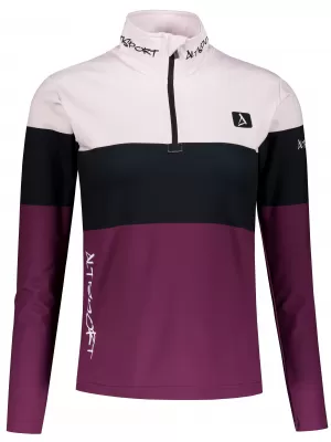 Dámská funkční termo mikina premium ALTISPORT VOJ/ALW051TER03 VÍNOVÁ