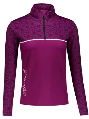 Dámská funkční termo mikina premium ALTISPORT VOJ/ALW053TER03 FIALOVÁ