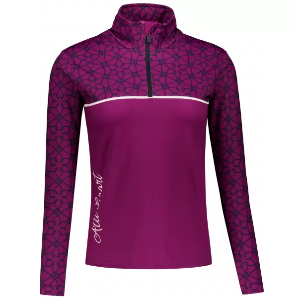  Dámská funkční termo mikina premium ALTISPORT VOJ/ALW053TER03 FIALOVÁ 