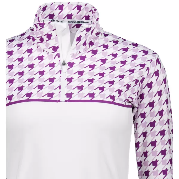  Dámská funkční termo mikina premium ALTISPORT VOJ/ALW048TER03 BÍLÁ/FIALOVÁ 