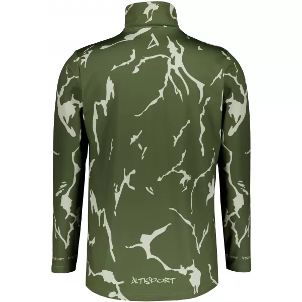  Pánská funkční termo mikina premium ALTISPORT VOJ/ALM052TER03 KHAKI 