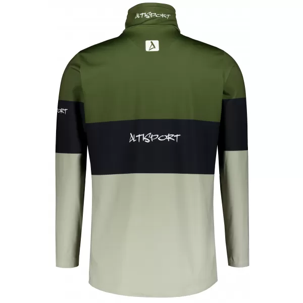  Pánská funkční termo mikina premium ALTISPORT VOJ/ALM051TER03 KHAKI 