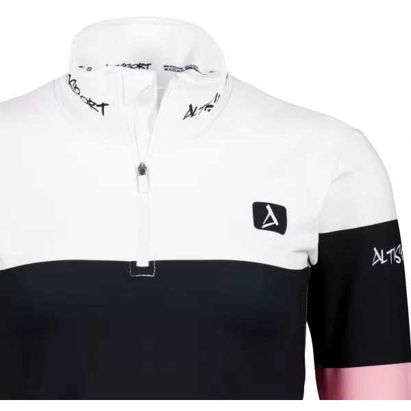  Dámská funkční termo mikina premium ALTISPORT VOJ/ALW051TER03 BÍLORŮŽOVÁ 