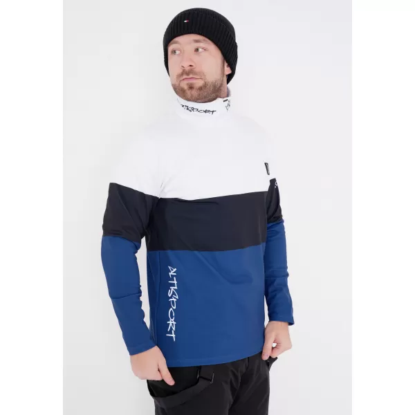  Pánská funkční termo mikina premium ALTISPORT VOJ/ALM051TER03 BÍLOMODRÁ 