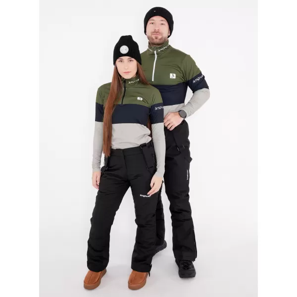 Pánská funkční termo mikina premium ALTISPORT VOJ/ALM051TER03 KHAKI 