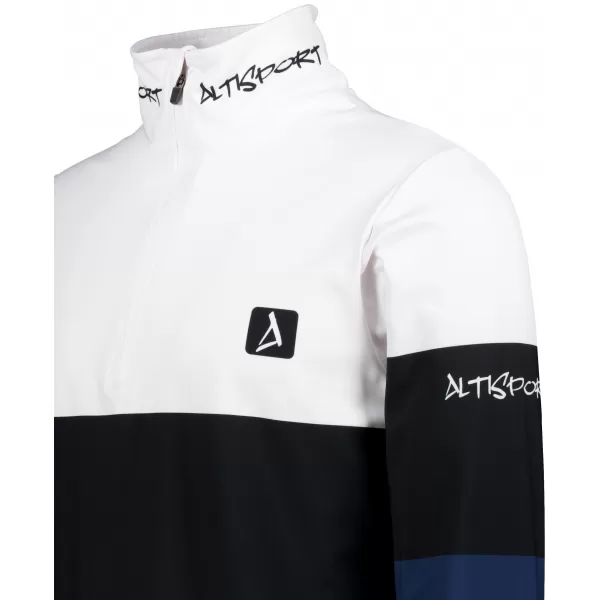  Pánská funkční termo mikina premium ALTISPORT VOJ/ALM051TER03 BÍLOMODRÁ 