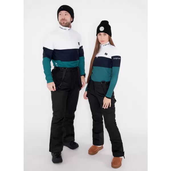  Pánská funkční termo mikina premium ALTISPORT VOJ/ALM051TER03 BÍLOZELENÁ 