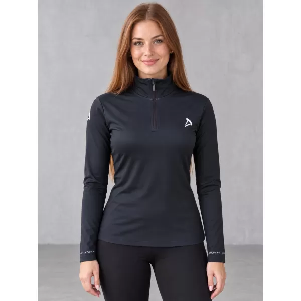  Dámská funkční termo mikina premium ALTISPORT VOJ/ALW000TER03 ČERNÁ 