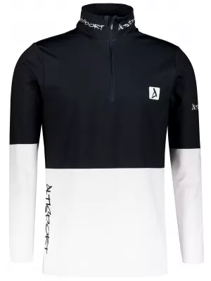 Pánská funkční termo mikina premium ALTISPORT VOJ/ALM051TER03 ČERNOBÍLÁ