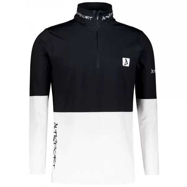 Pánská funkční termo mikina premium ALTISPORT VOJ/ALM051TER03 ČERNOBÍLÁ 