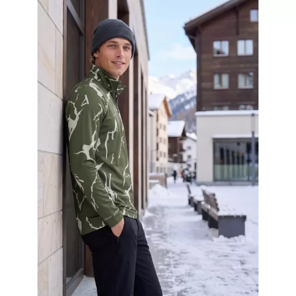  Pánská funkční termo mikina premium ALTISPORT VOJ/ALM052TER03 KHAKI 