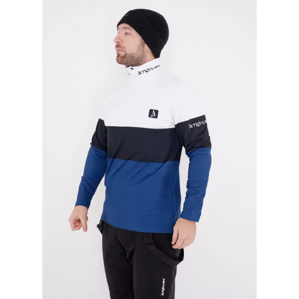  Pánská funkční termo mikina premium ALTISPORT VOJ/ALM051TER03 BÍLOMODRÁ 