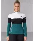 Dámská funkční termo mikina premium ALTISPORT VOJ/ALW051TER03 BÍLOZELENÁ
