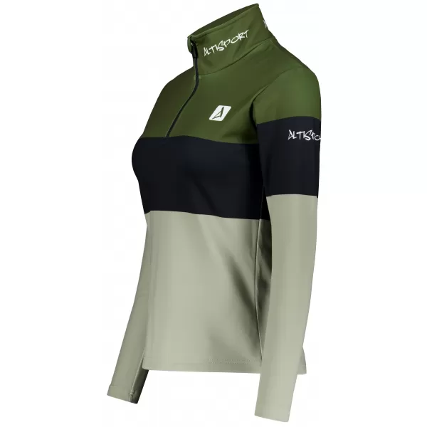  Dámská funkční termo mikina premium ALTISPORT VOJ/ALW051TER03 KHAKI 