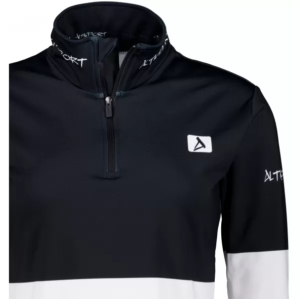  Dámská funkční termo mikina premium ALTISPORT VOJ/ALW051TER03 ČERNOBÍLÁ 