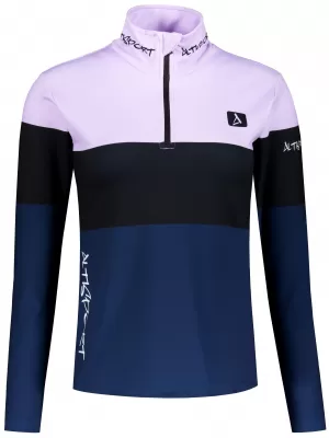 Dámská funkční termo mikina premium ALTISPORT VOJ/ALW051TER03 VIOLET/MODRÁ