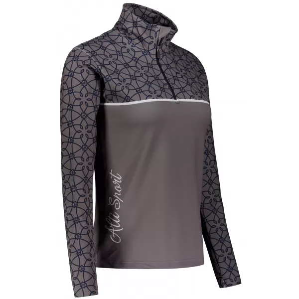  Dámská funkční termo mikina premium ALTISPORT VOJ/ALW053TER03 ŠEDÁ 