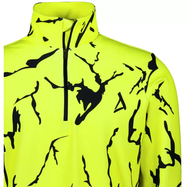 Pánská funkční termo mikina premium ALTISPORT VOJ/ALM052TER03 NEON GREEN 