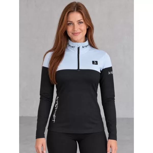  Dámská funkční termo mikina premium ALTISPORT VOJ/ALW051TER03 NEBESKY MODRÁ 