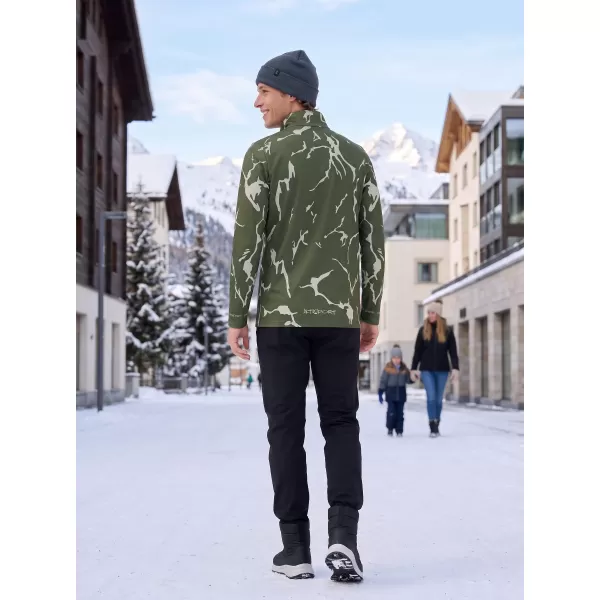  Pánská funkční termo mikina premium ALTISPORT VOJ/ALM052TER03 KHAKI 