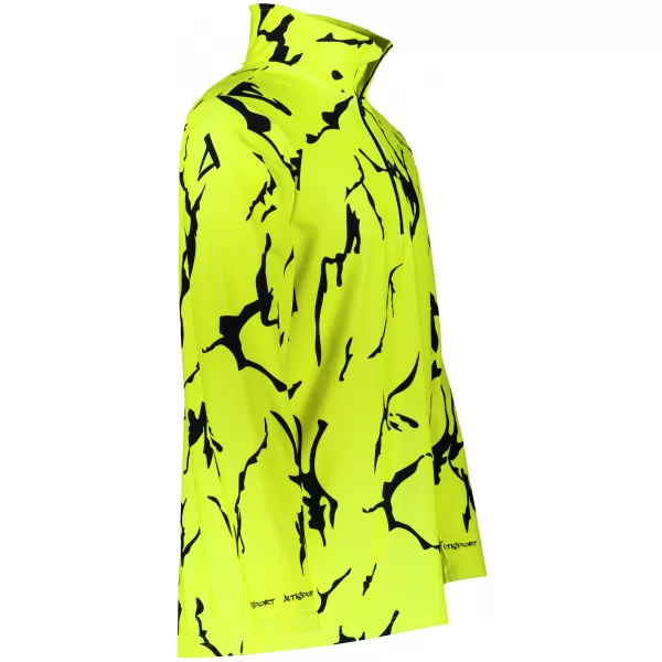  Pánská funkční termo mikina premium ALTISPORT VOJ/ALM052TER03 NEON GREEN 