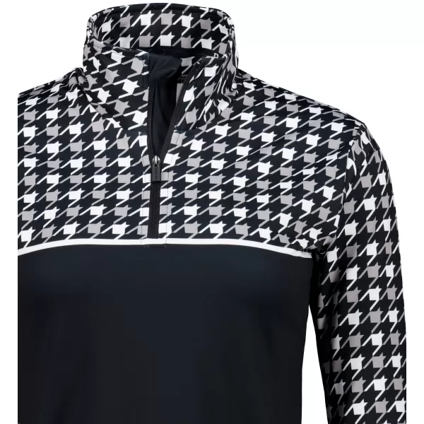  Dámská funkční termo mikina premium ALTISPORT VOJ/ALW048TER03 ČERNOBÍLÁ 
