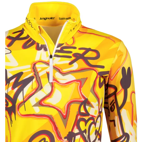  Dámská funkční termo mikina premium ALTISPORT VOJ/ALW054TER03 ŽLUTÁ 