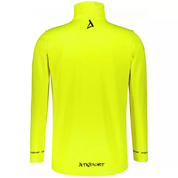  Pánská funkční termo mikina premium ALTISPORT VOJ/ALM000TER03 NEON YELLOW 