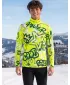 Pánská funkční termo mikina premium ALTISPORT VOJ/ALM054TER03 FLUO ZELENÁ