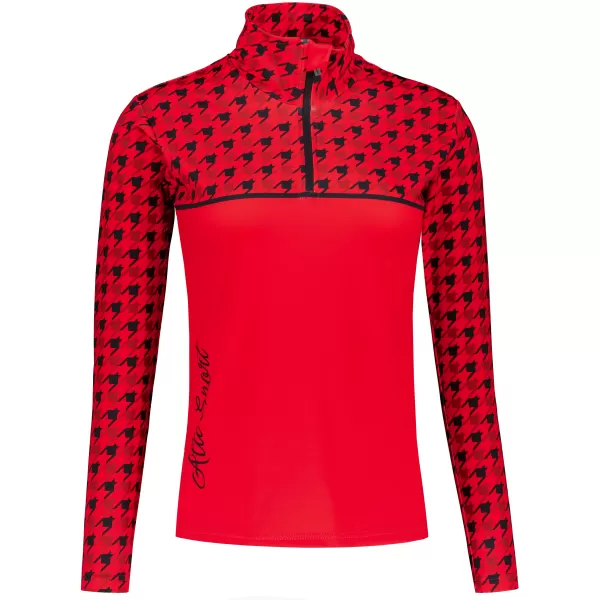  Dámská funkční termo mikina premium ALTISPORT VOJ/ALW048TER03 ČERVENÁ 