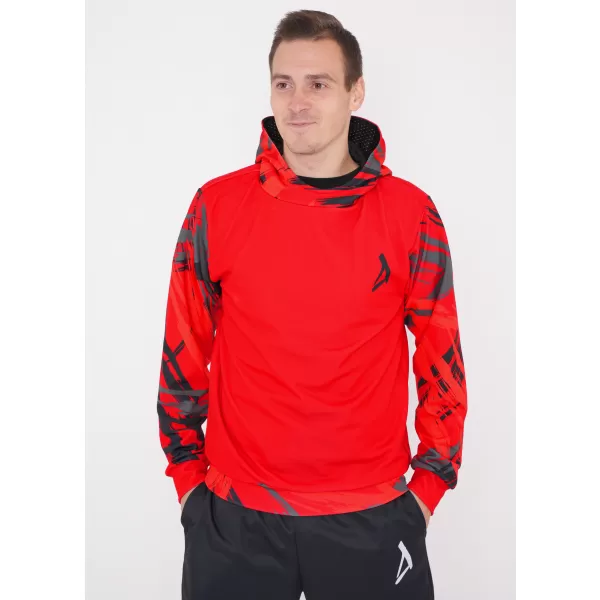  Pánská funkční mikina premium ALTISPORT VOJ/ALM039MI01 ČERVENÁ 