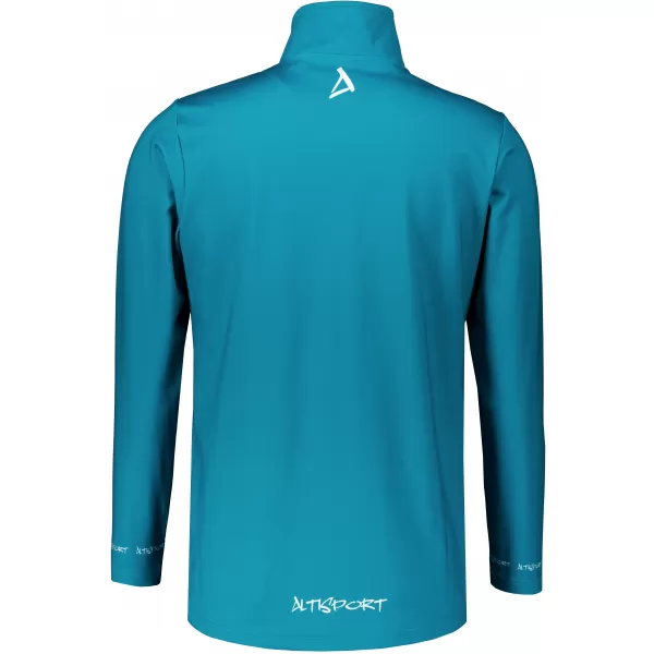  Pánská funkční termo mikina premium ALTISPORT VOJ/ALM000TER03 PETROLEJOVÁ 