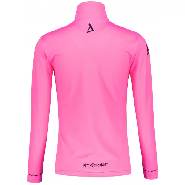 Dámská funkční termo mikina premium ALTISPORT VOJ/ALW000TER03 FLUO PINK 