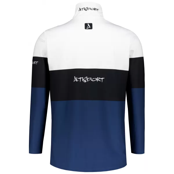  Pánská funkční termo mikina premium ALTISPORT VOJ/ALM051TER03 BÍLOMODRÁ 