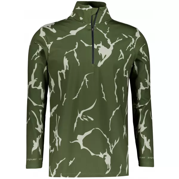  Pánská funkční termo mikina premium ALTISPORT VOJ/ALM052TER03 KHAKI 