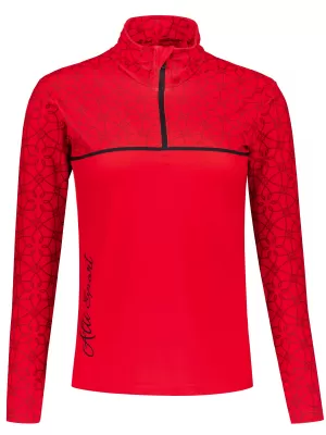 Dámská funkční termo mikina premium ALTISPORT VOJ/ALW053TER03 ČERVENÁ