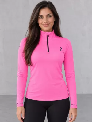 Dámská funkční termo mikina premium ALTISPORT VOJ/ALW000TER03 FLUO PINK