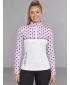 Dámská funkční termo mikina premium ALTISPORT VOJ/ALW048TER03 BÍLÁ/FIALOVÁ