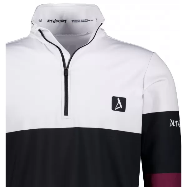  Pánská funkční termo mikina premium ALTISPORT VOJ/ALM051TER03 VÍNOVÁ 