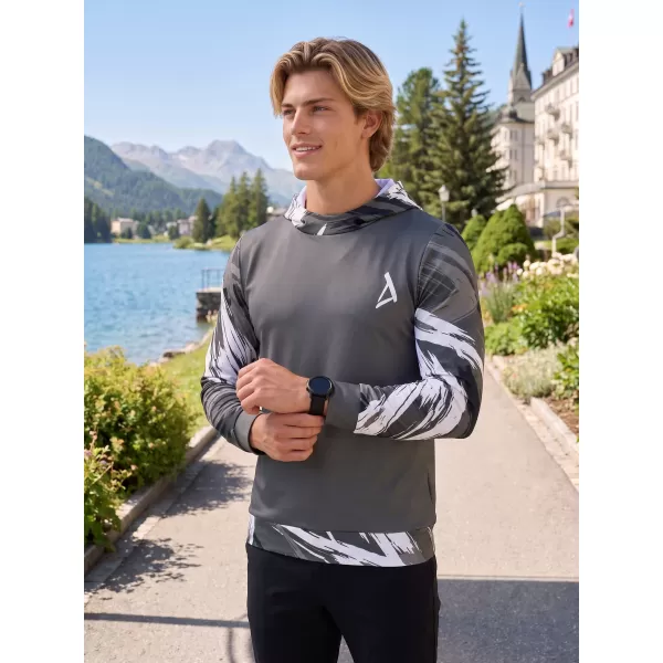  Pánská funkční mikina premium ALTISPORT VOJ/ALM039MI01 ŠEDÁ 